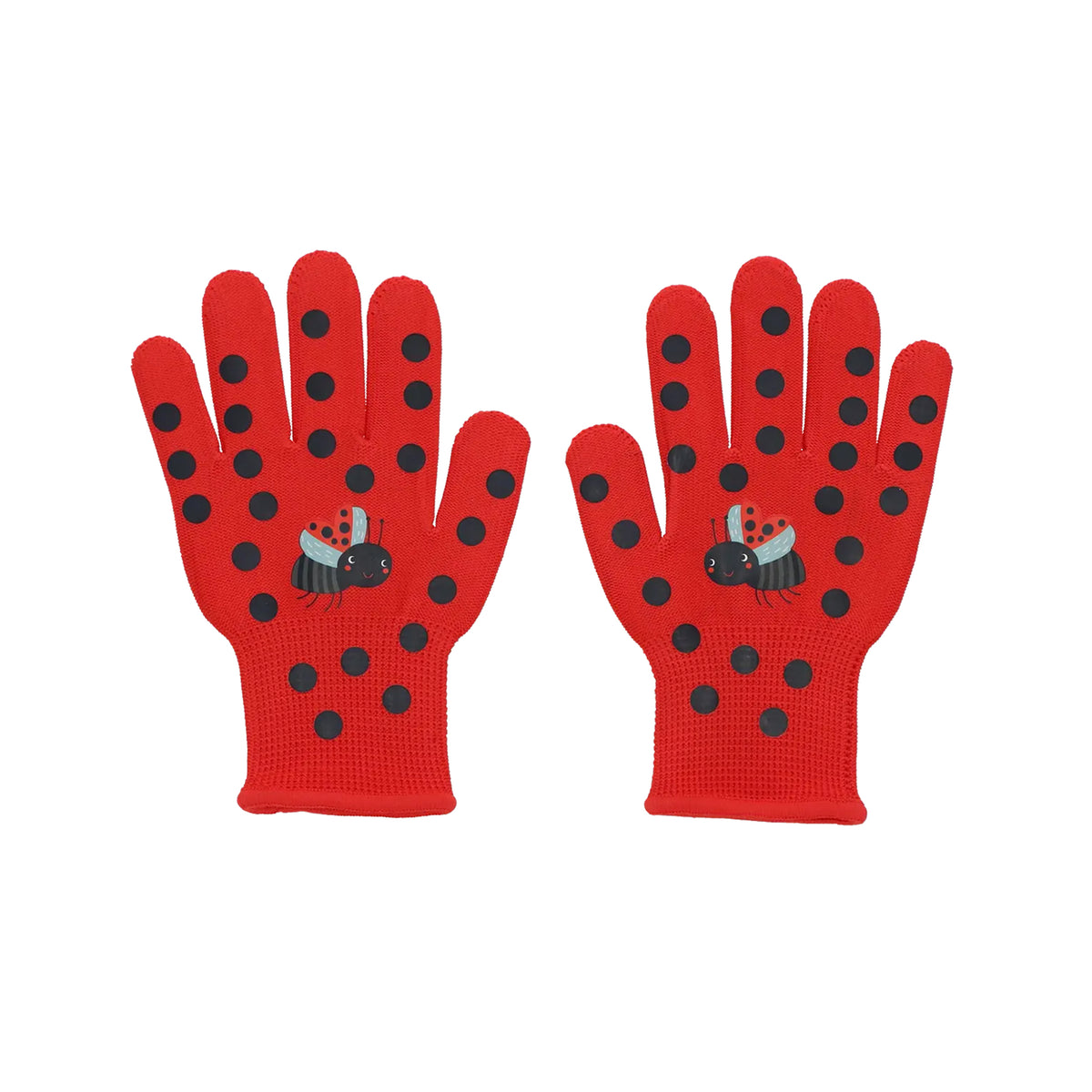 KIDS GARDENING GLOVES - LADYBUG