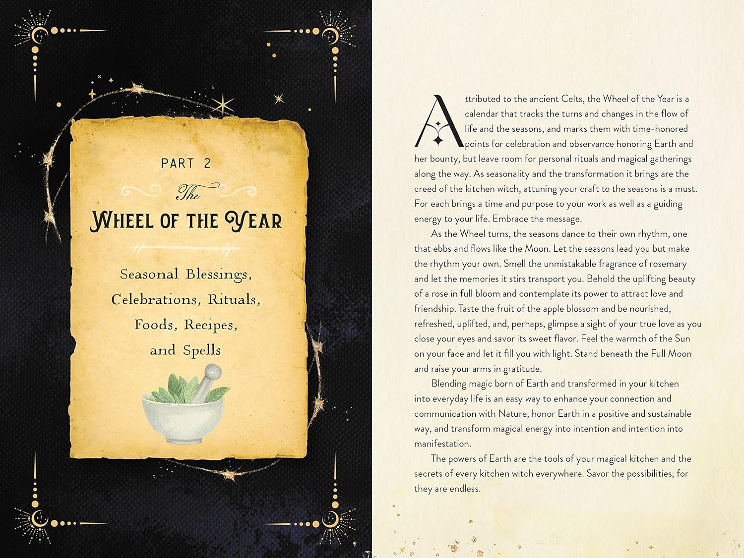 A magical life begins at home with this warm and lively introduction to the traditions and practice of kitchen witchcraft. Brimming with beautiful photography and illustrations, this intriguing and accessible volume offers guidance on creating a magical kitchen and kitchen altar and 100 Recipes and kitchen spells. 