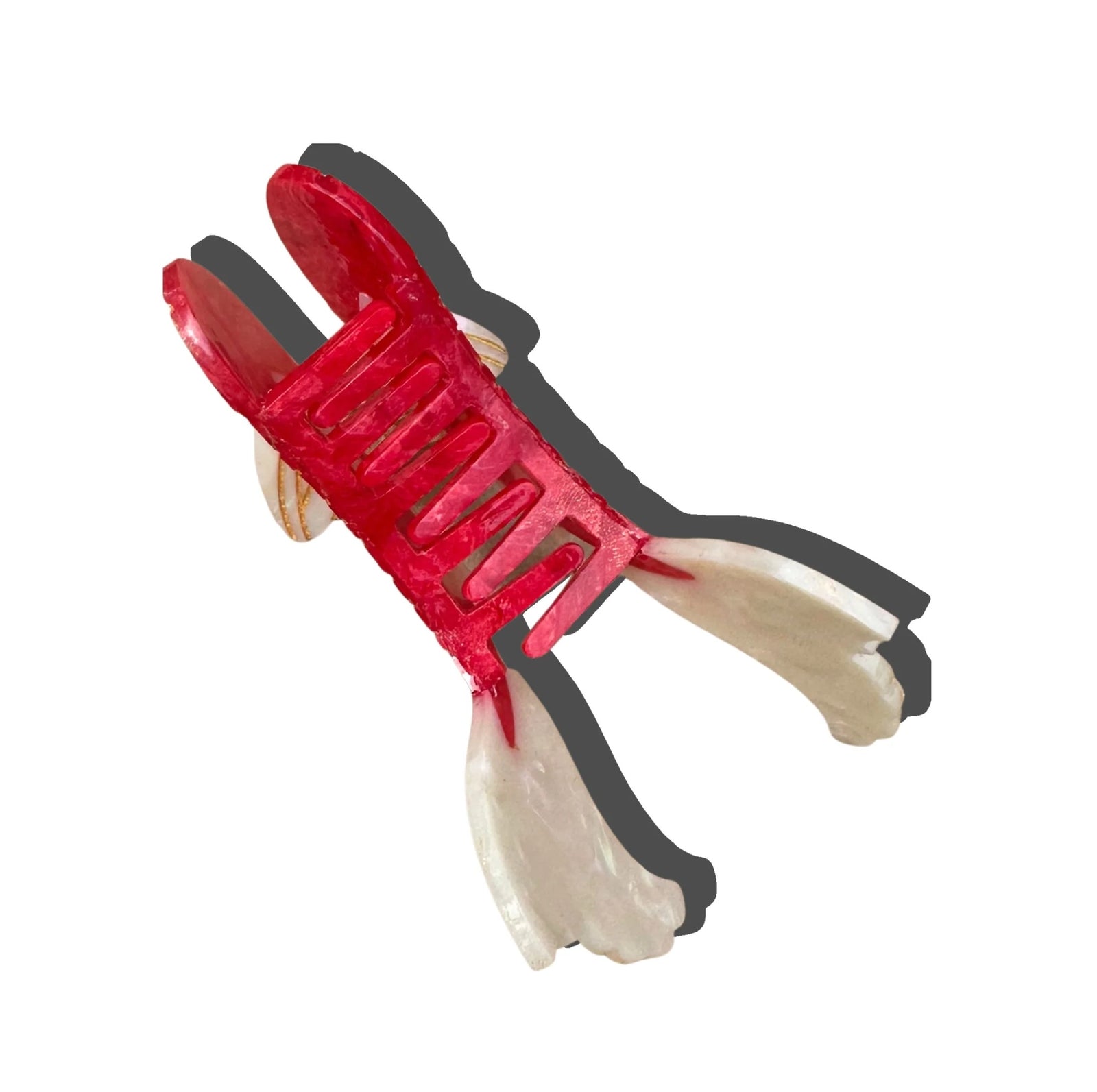 You won't need to fish for compliments with this fun Koi-shaped hair clip. Carefully crafted from cellulose acetate - an eco-friendly, biodegradable material.