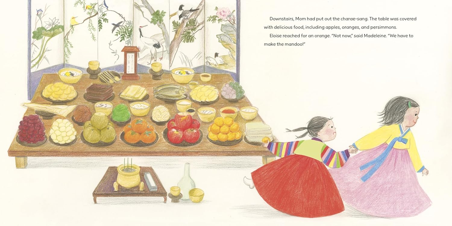 새해 복 많이 받으세요 Saehae bok mani badeuseyo!Madeleine and Eloise are getting ready for their family's Lunar New Year party, and there's so much to do before the guests arrive! 