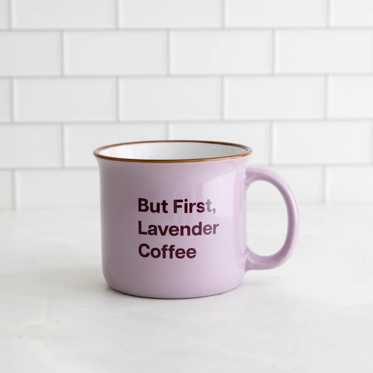 BUT FIRST, LAVENDER COFFEE MUG