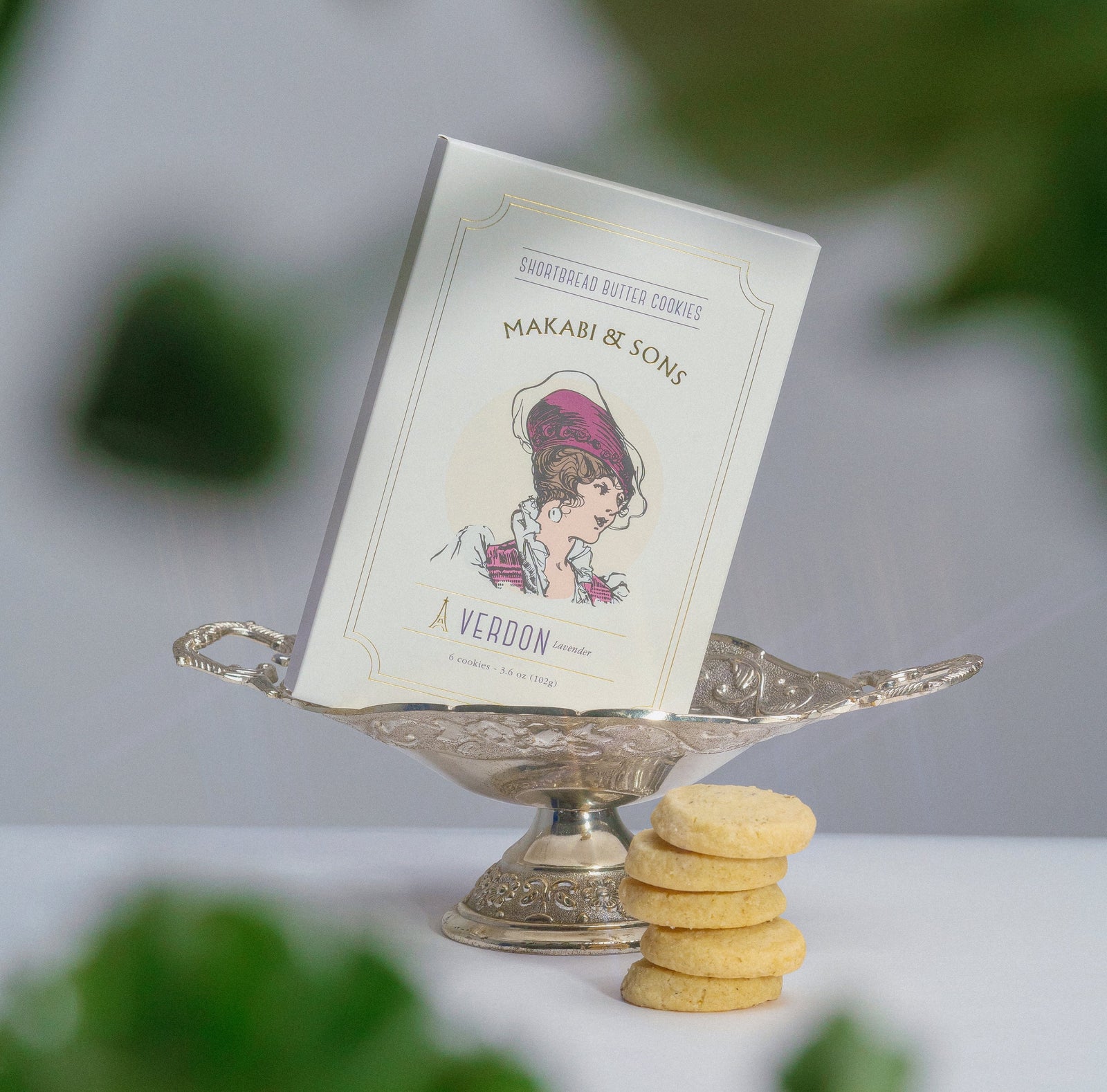 These shortbread butter cookies take the imagination to thoughts of lazy summers in the lavender fields of Provence Delicately sweet, with just the right hint of fragrant lavender, these are the perfect accompaniment to afternoon tea and a cup of our Huntington Blend tea.