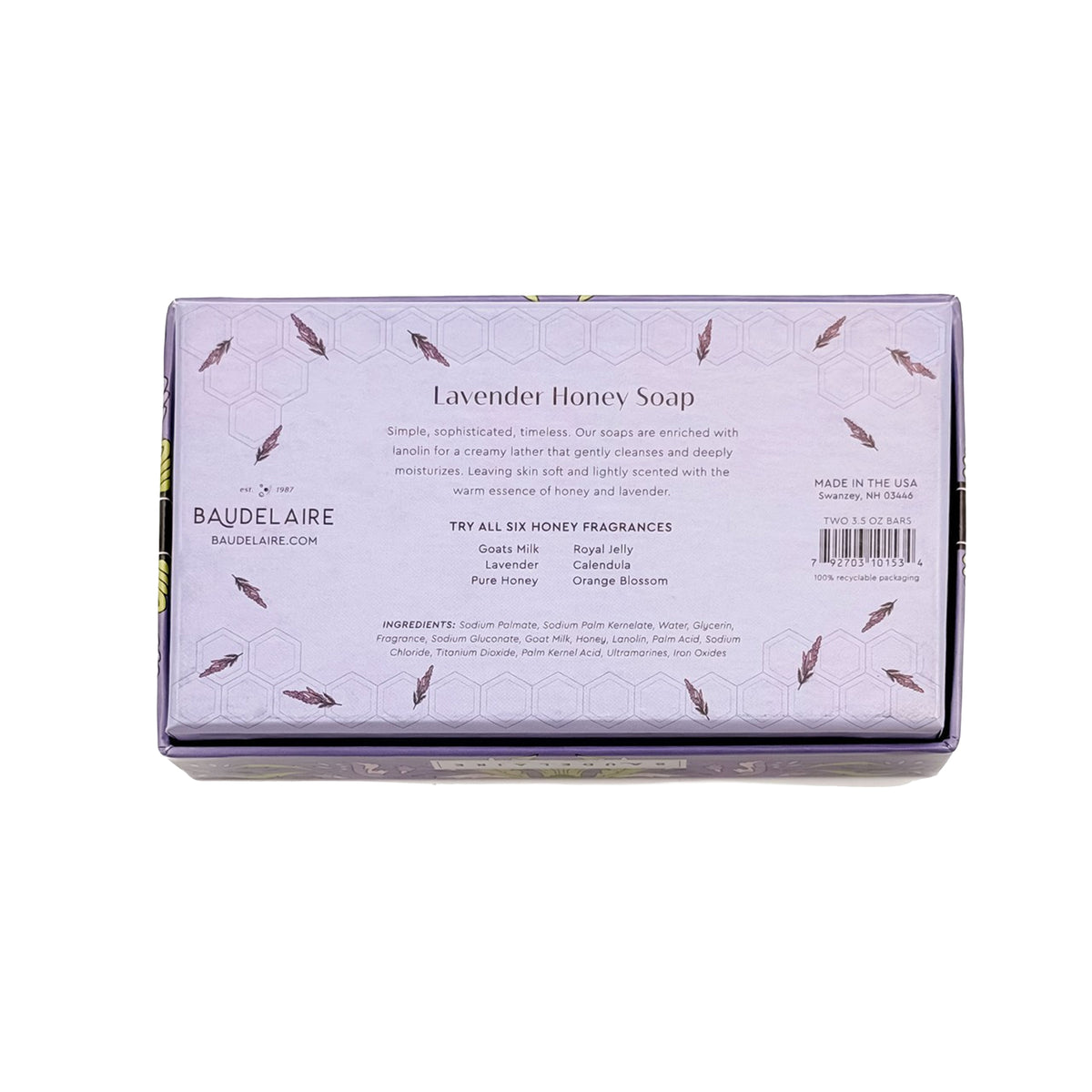 LAVENDER HONEY SOAP GIFT BOX