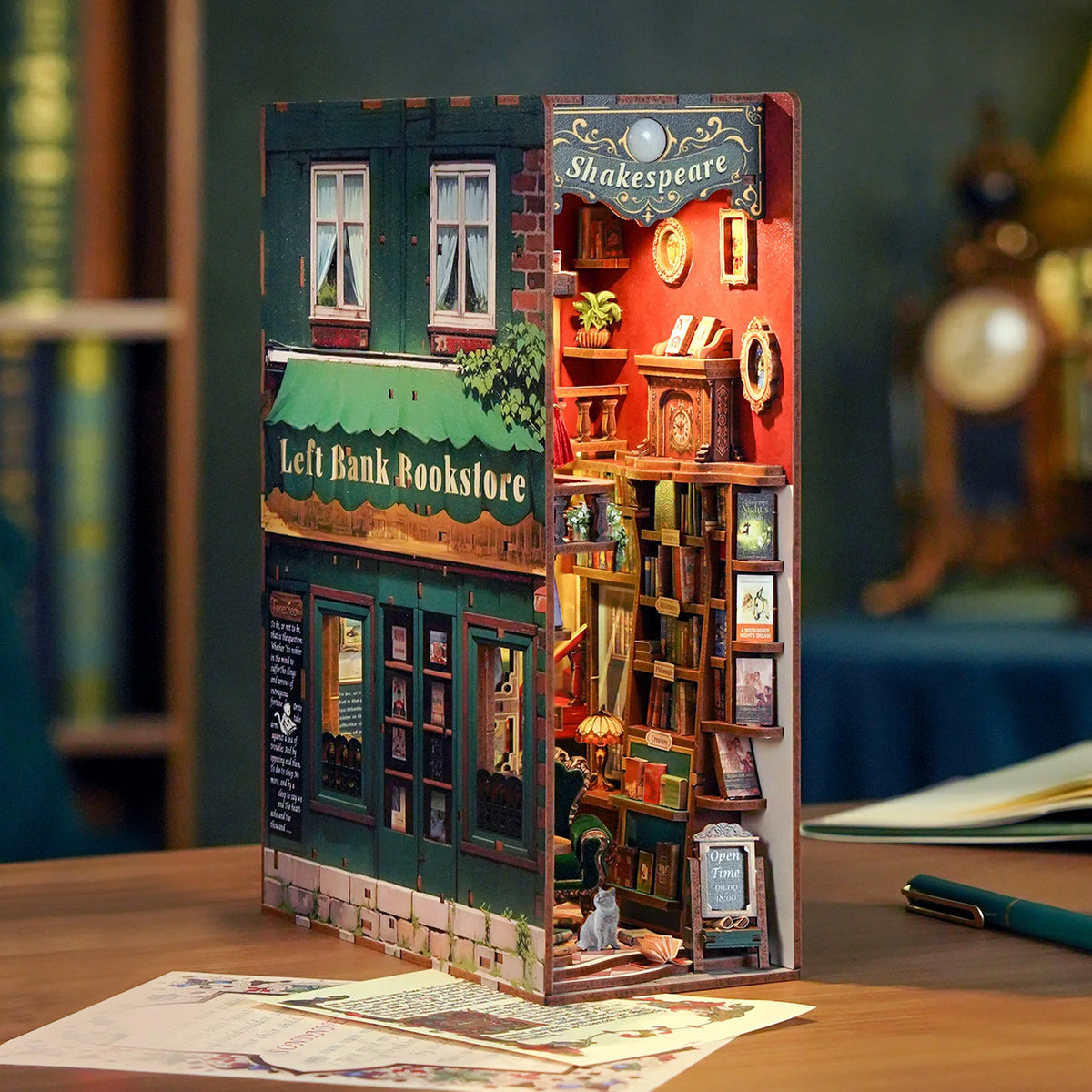 LEFT BANK BOOKSTORE MODEL KIT