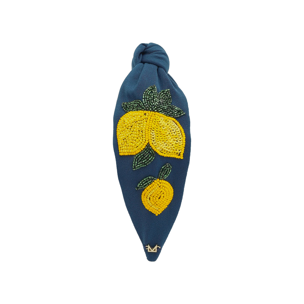 LEMON BLOOM HAND-BEADED HEADBAND