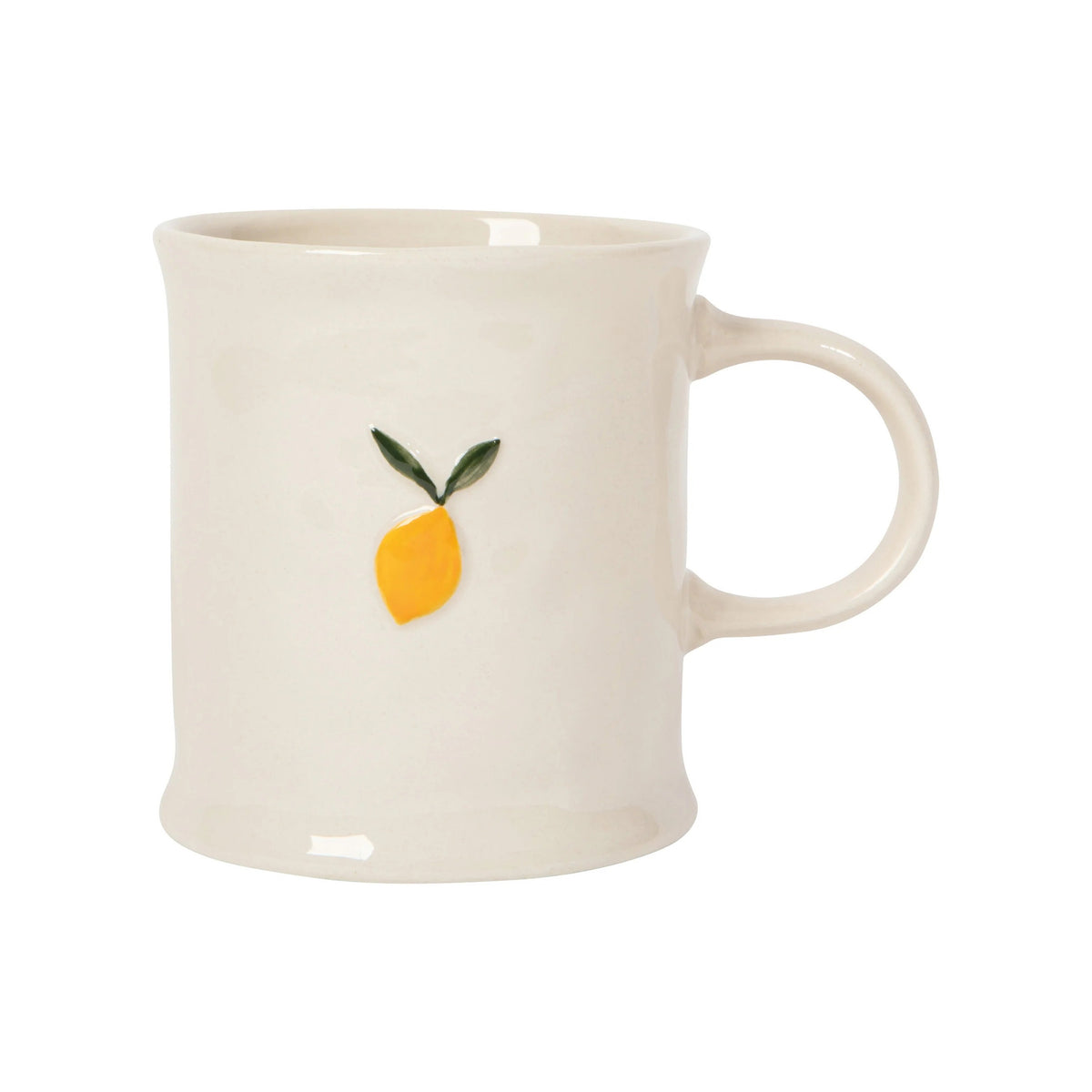 EMBOSSED LEMON MUG