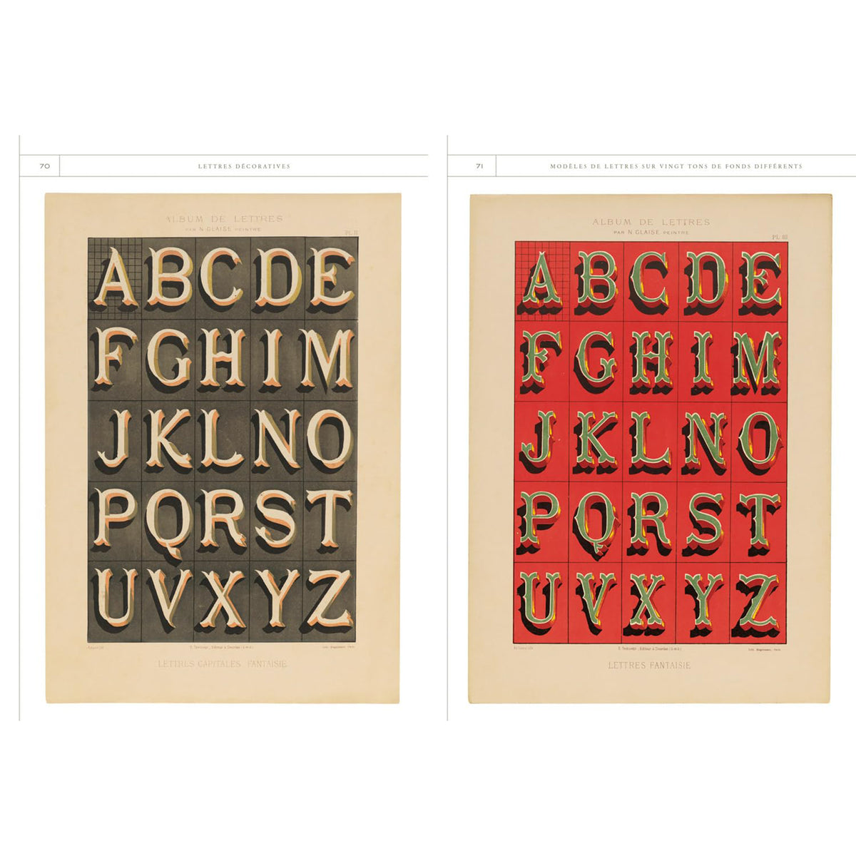 LETTRES DÉCORATIVES: A CENTURY OF FRENCH SIGN PAINTERS’ ALPHABETS