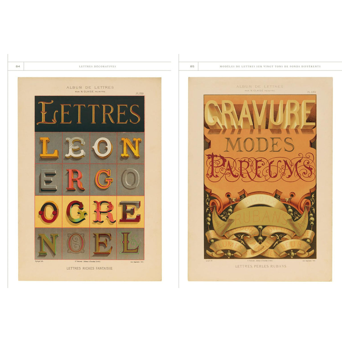 LETTRES DÉCORATIVES: A CENTURY OF FRENCH SIGN PAINTERS’ ALPHABETS