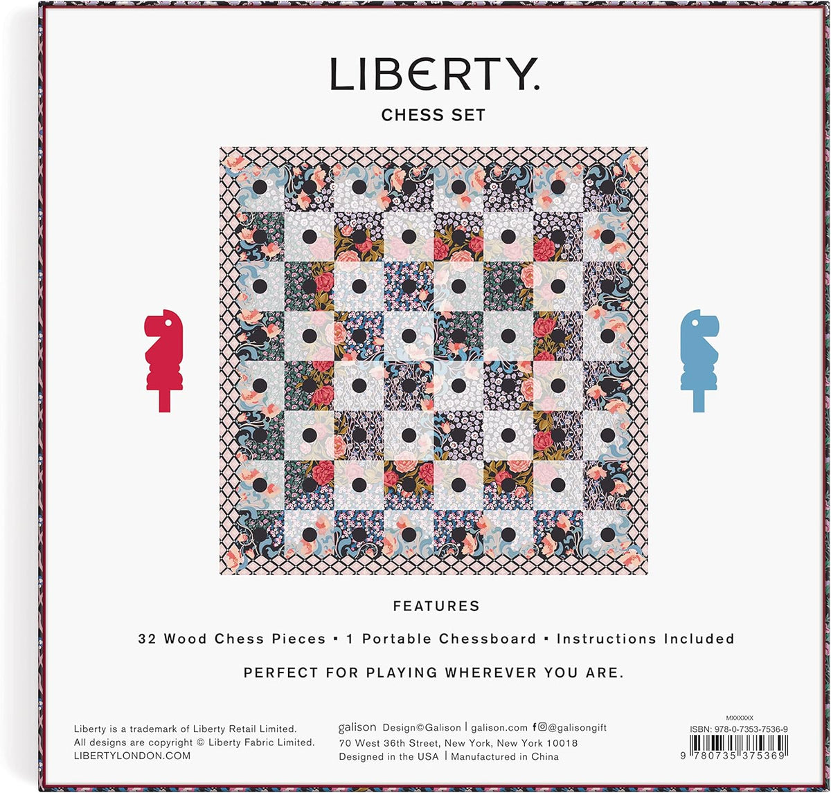 LIBERTY PRINT CHESS SET