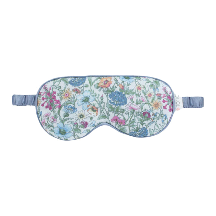 Made with Liberty OF London floral fabric, this soft, lightly padded sleep mask has a luxurious Tana Lawn™ fabric front and silky soft satin back. Tana Lawn™ is fine, cool, and durable with a silk-like feel. A perfect fabric quality to achieve a brilliant reproduction of Liberty’s rich textile designs