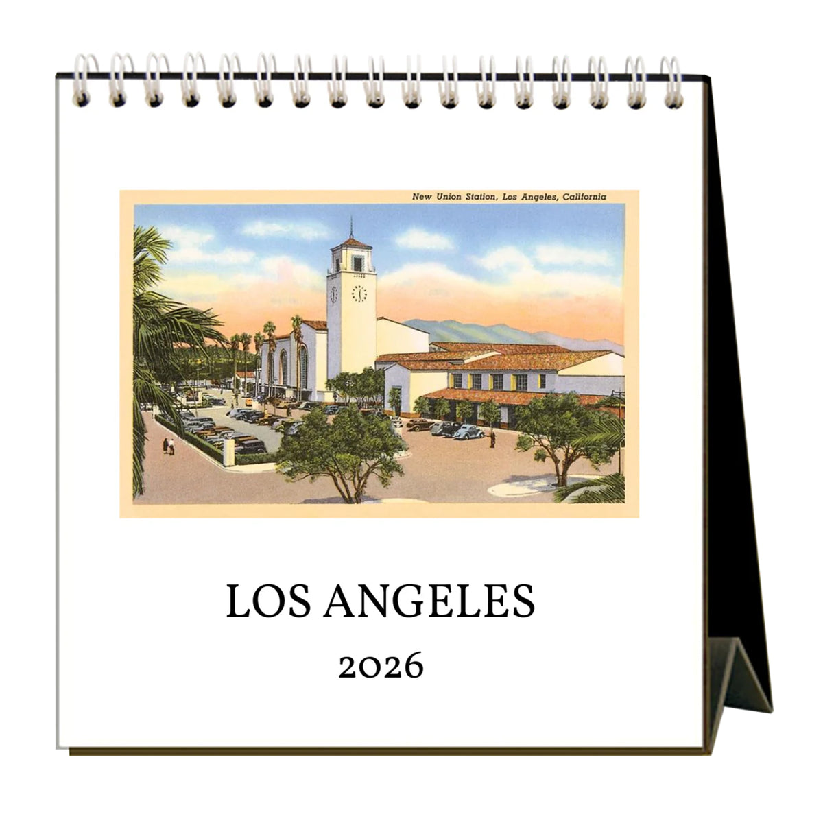 VINTAGE LOS ANGELES 2026 DESK CALENDAR