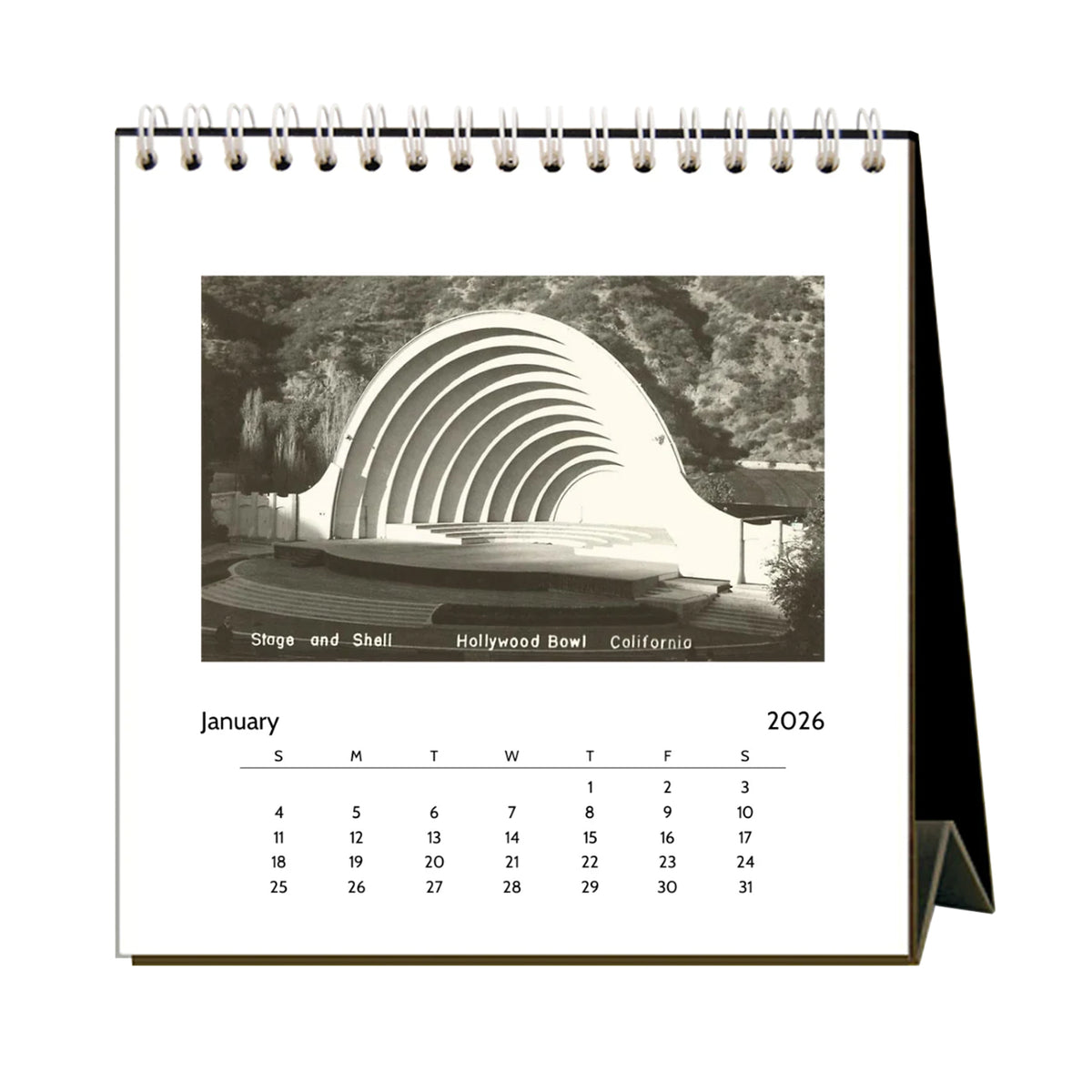 VINTAGE LOS ANGELES 2026 DESK CALENDAR