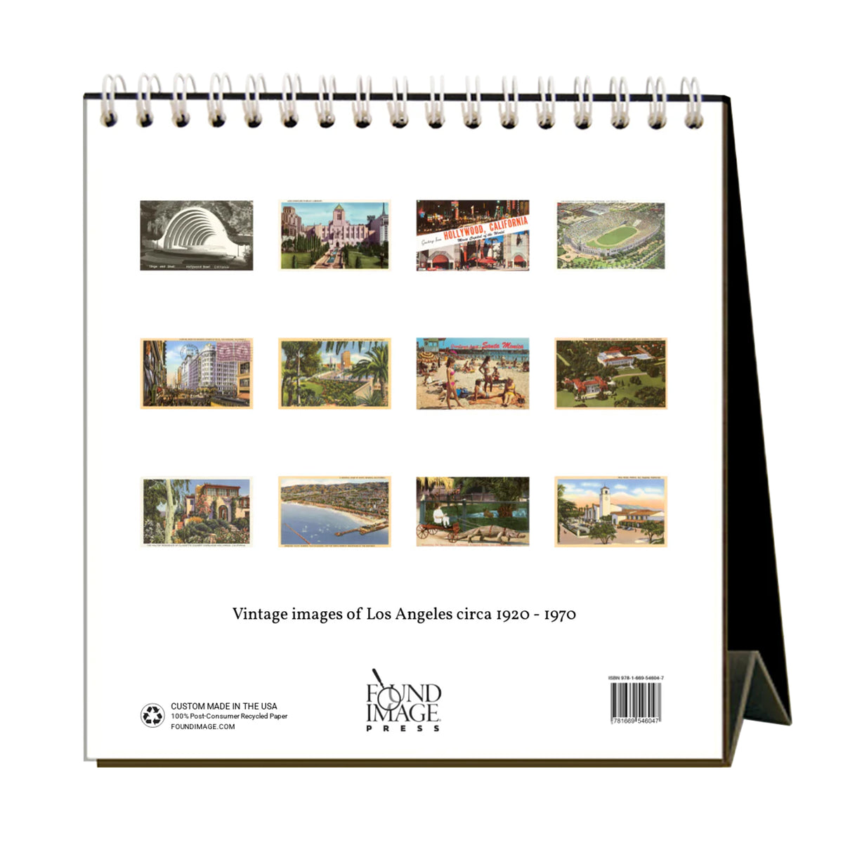 VINTAGE LOS ANGELES 2026 DESK CALENDAR