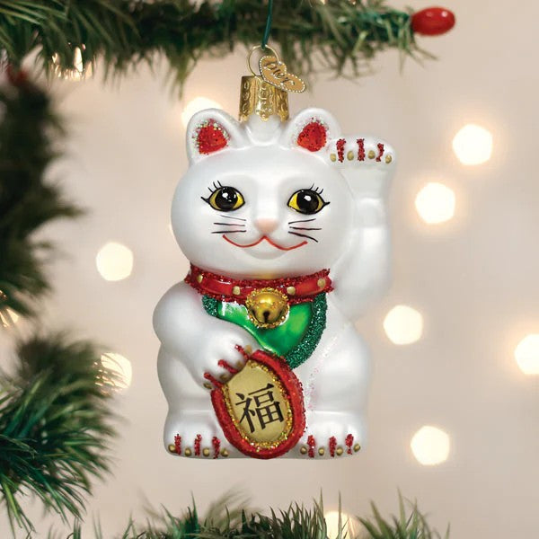 LUCKY CAT ORNAMENT