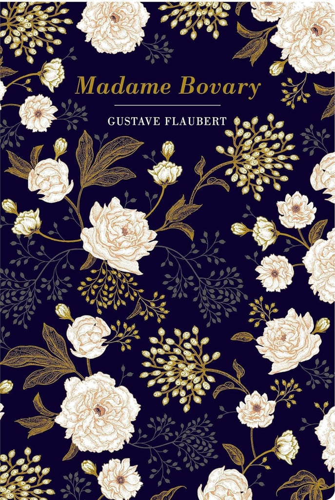 Madame Bovary by Gustave Flaubert is a timeless masterpiece that delves into the complexities of love, desire, and the pursuit of an ideal life. This stunning edition features a beautifully printed and embossed cover which will enhance any bookshelf. 397 pages Hardcover with gilt edges and satin ribbon bookmark.