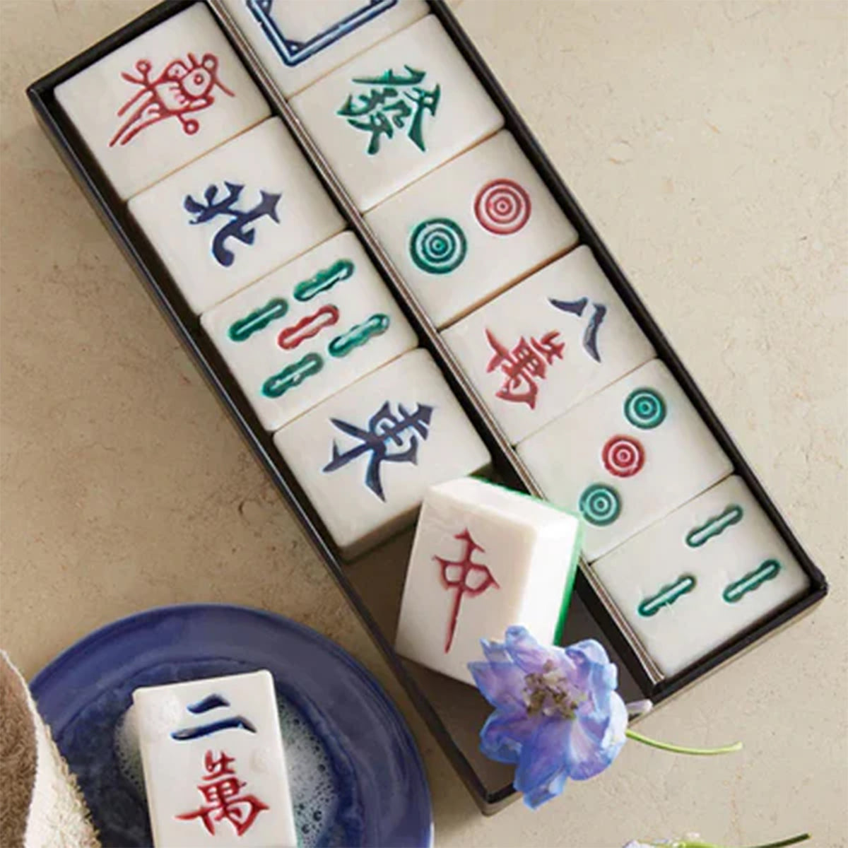 MAH JONG SOAP SET