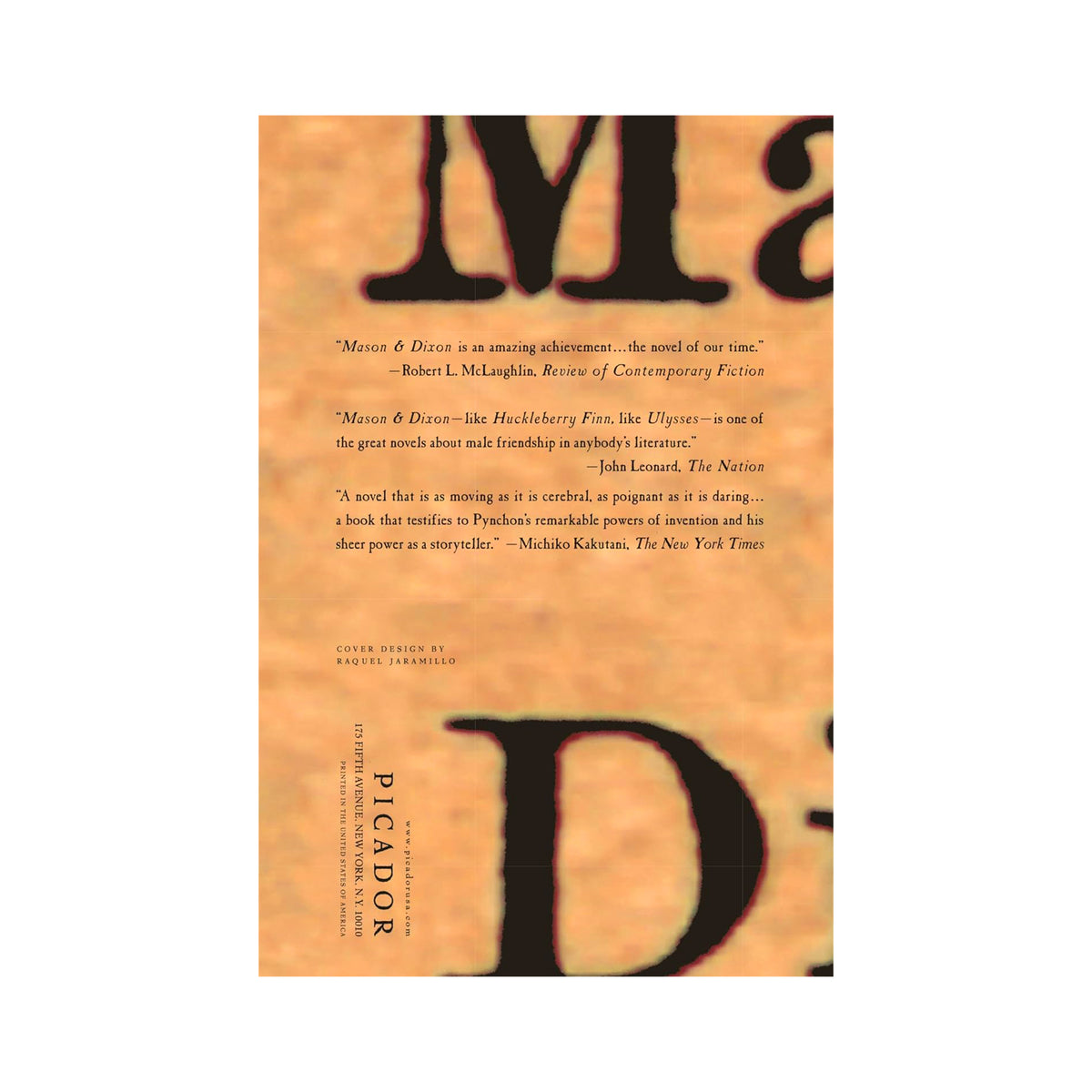 MASON & DIXON: A NOVEL