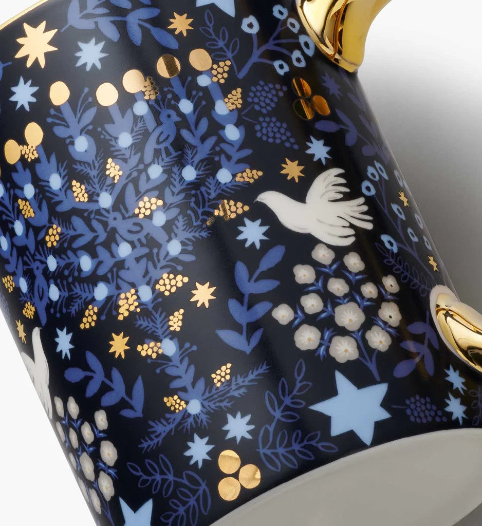 LAUREL MENORAH PORCELAIN MUG