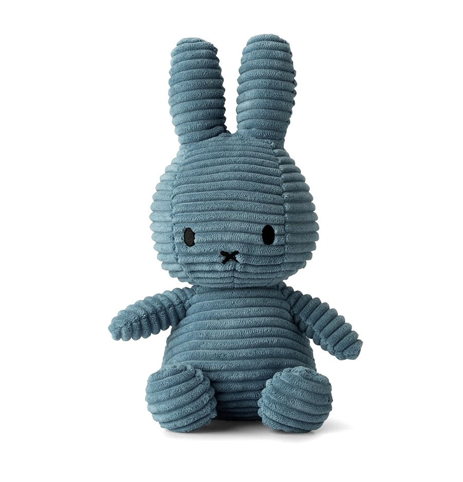 Say hello to Miffy - in corduroy! Miffy was first created by Dick Bruna in 1955 and soon became a children's favorite with its timeless and instantly recognizable design. Miffy Corduroy is the perfect plush gift for new babies and children and a beautiful addition to any interior.