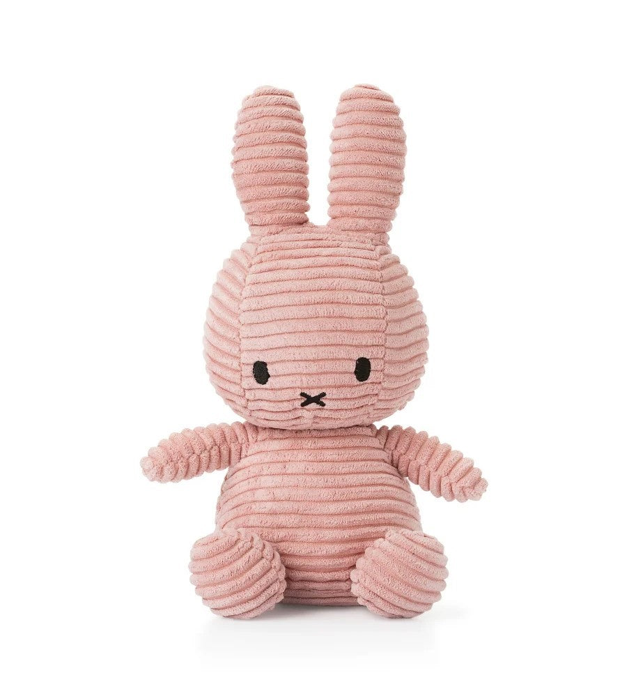 Say hello to Miffy - in corduroy! Miffy was first created by Dick Bruna in 1955 and soon became a children's favorite with its timeless and instantly recognizable design. Miffy Corduroy is the perfect plush gift for new babies and children and a beautiful addition to any interior.