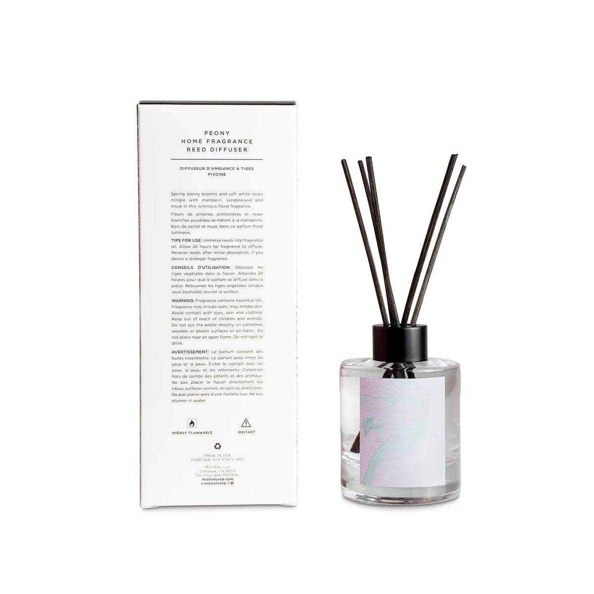 MARBLES PEONY DIFFUSER