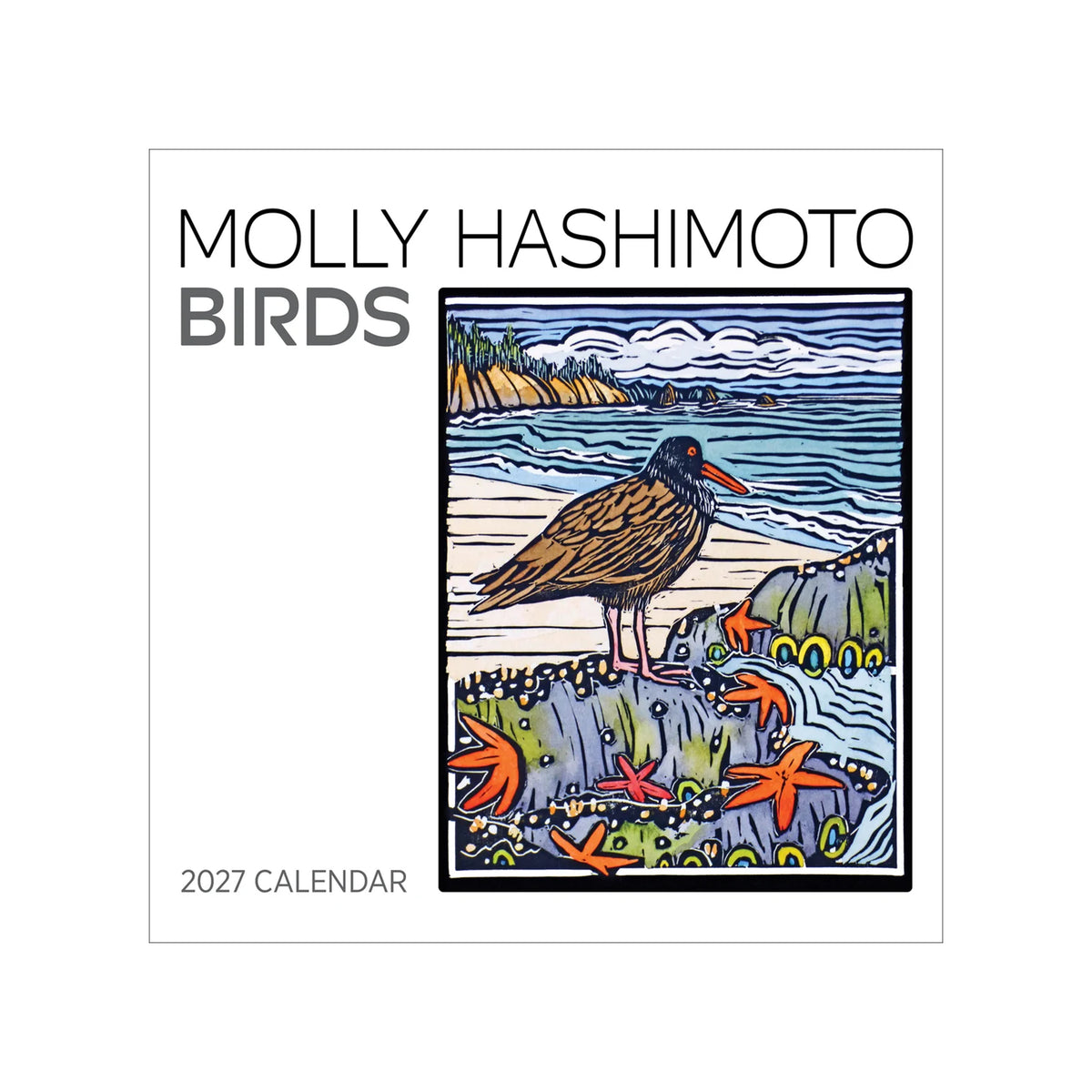 2027 wall calendar with artwork by Molly Hashimoto