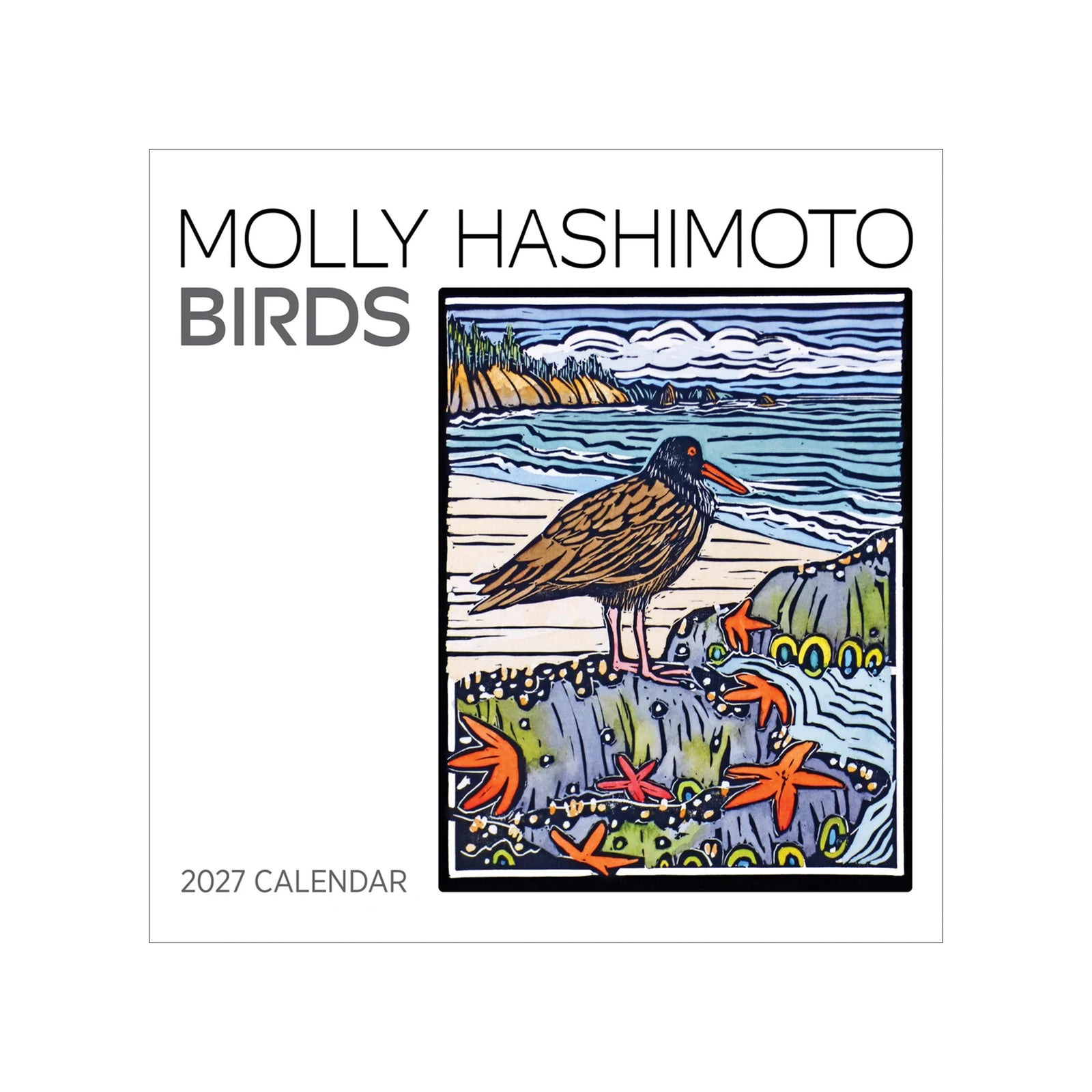 2027 wall calendar with artwork by Molly Hashimoto