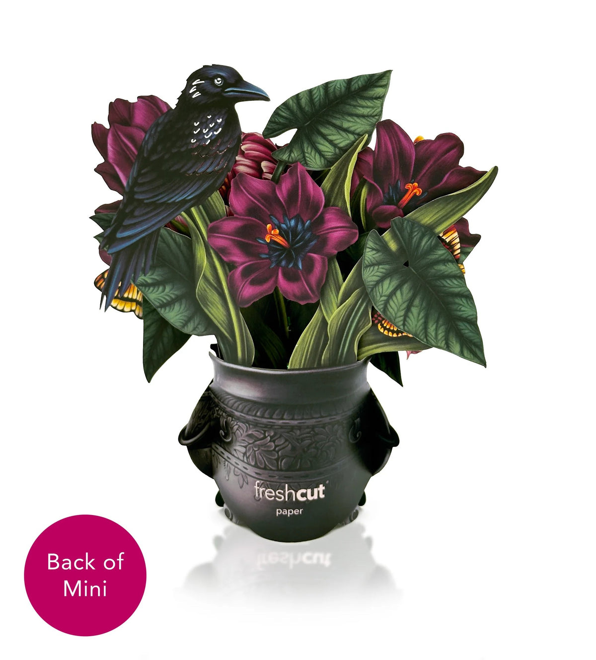 MOONLIGHT GARDEN BOUQUET POP-UP GREETING CARD