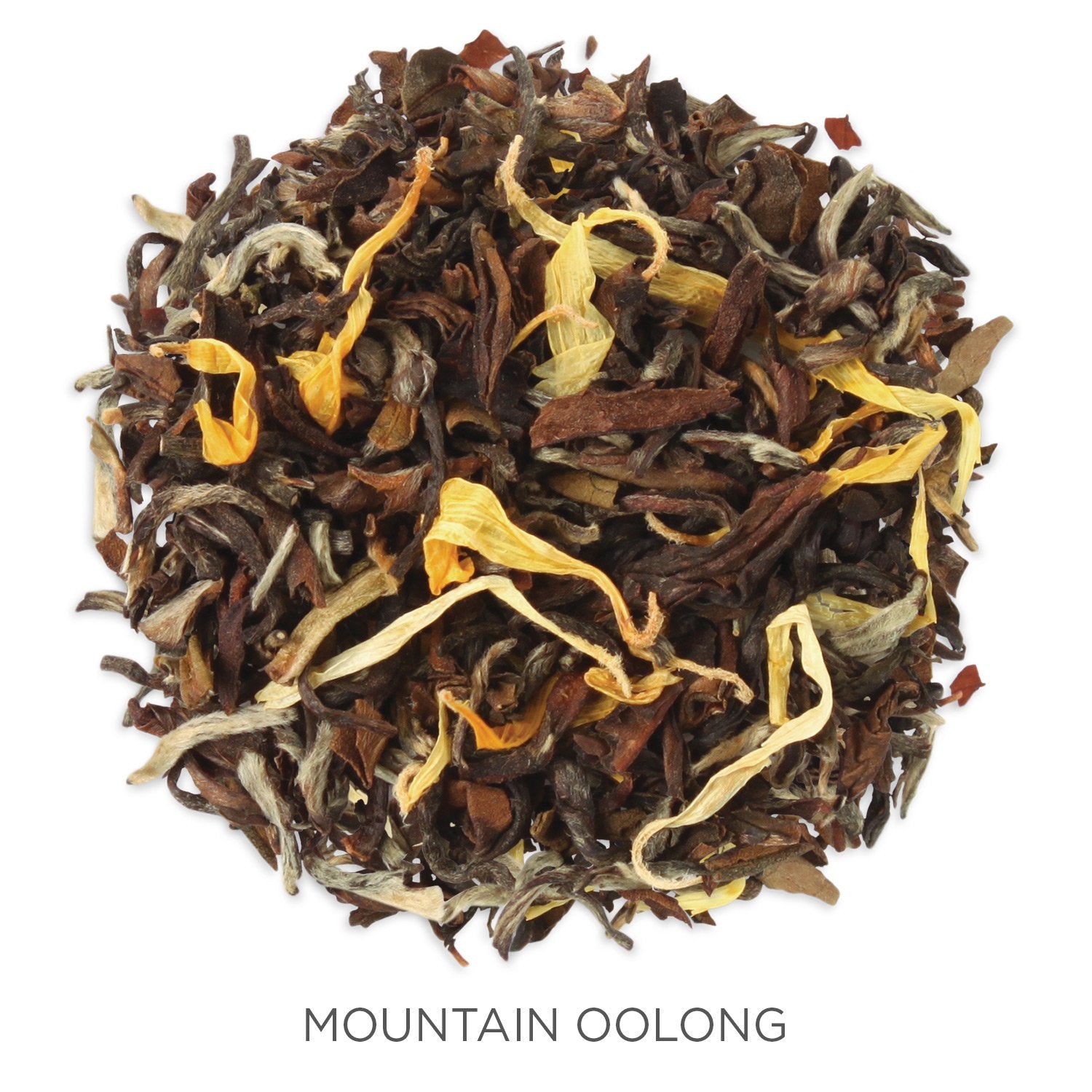 Mountain Oolong is part of the Lotus collection of teas, a unique and unprecedented gourmet assortment of highest-grade, small-lot, certified organic teas which are rarely exported. This oolong tea offers the perfect balance between the fresh-grassiness of green tea and the complexity of black tea. Loose tea 2.8 oz.
