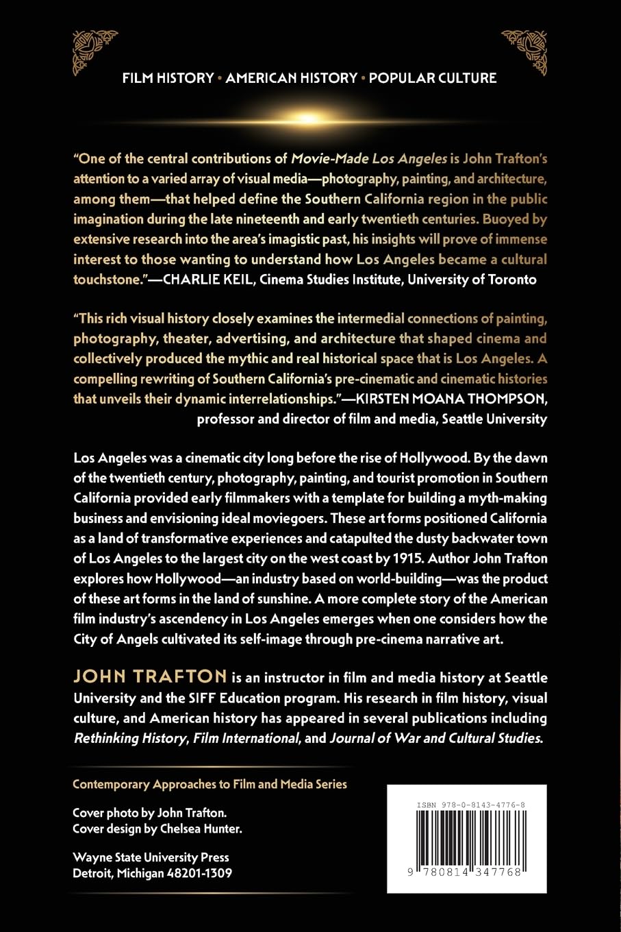 Los Angeles was a cinematic city long before the rise of Hollywood. By the dawn of the twentieth century, photography, painting, and tourist promotion in Southern California provided early filmmakers with a template for building a myth-making business and envisioning ideal moviegoers. 256 pages Softcover.