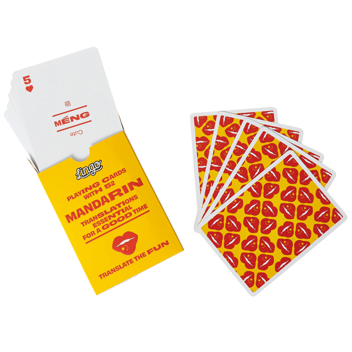 MANDARIN/ENGLISH PLAYING CARDS