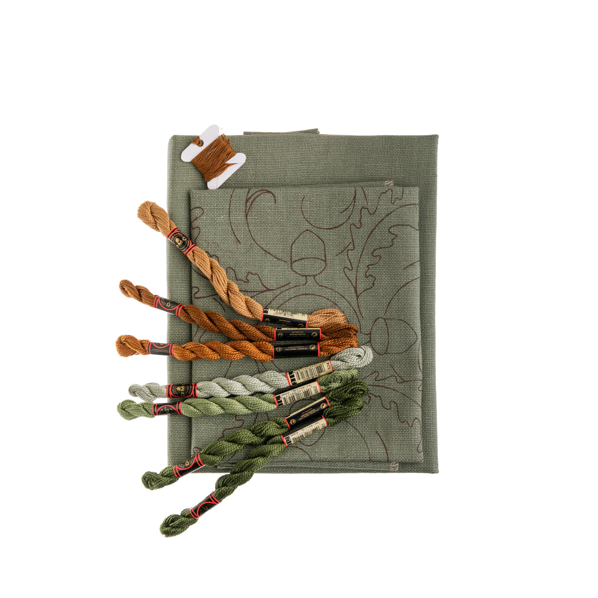 OAK & ACORN PILLOW EMBROIDERY KIT