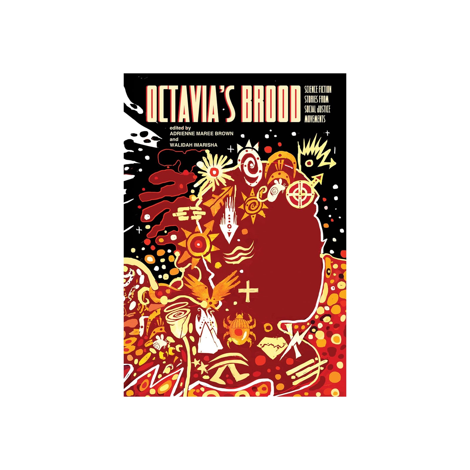 Book cover of 'Octavia's Blood' with abstract designs and text.