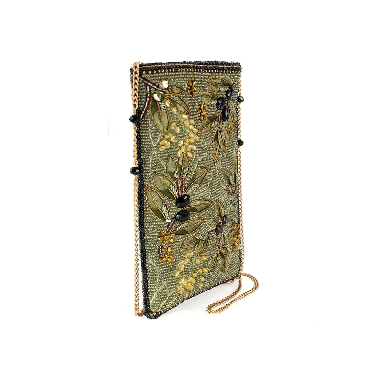 OLIVE BRANCH BEADED CROSSBODY BAG