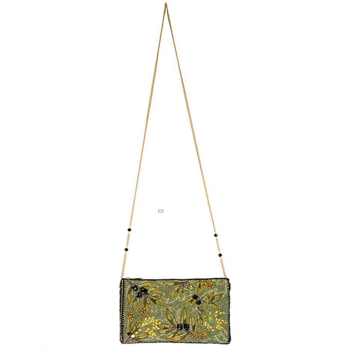 OLIVE BRANCH BEADED CROSSBODY BAG