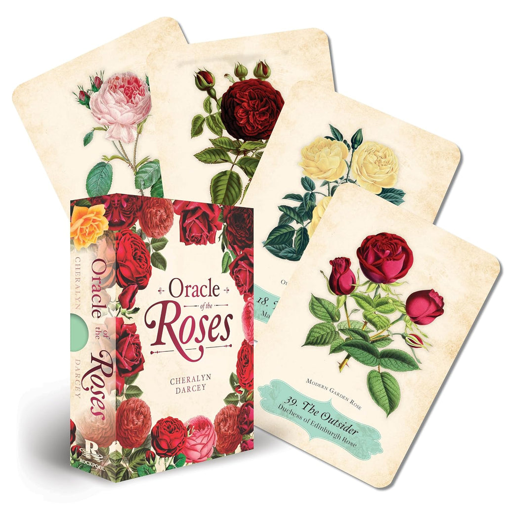 Stop and smell the roses with this ethnobotanical oracle deck. Let the roses in your garden reveal the answers to your questions with love and strength. The Oracle of the Roses features 44 divinely illustrated cards of vintage botanical artwork bringing the rose archetype energies alive.