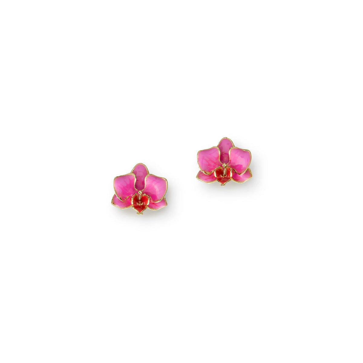ORCHID STUD EARRINGS