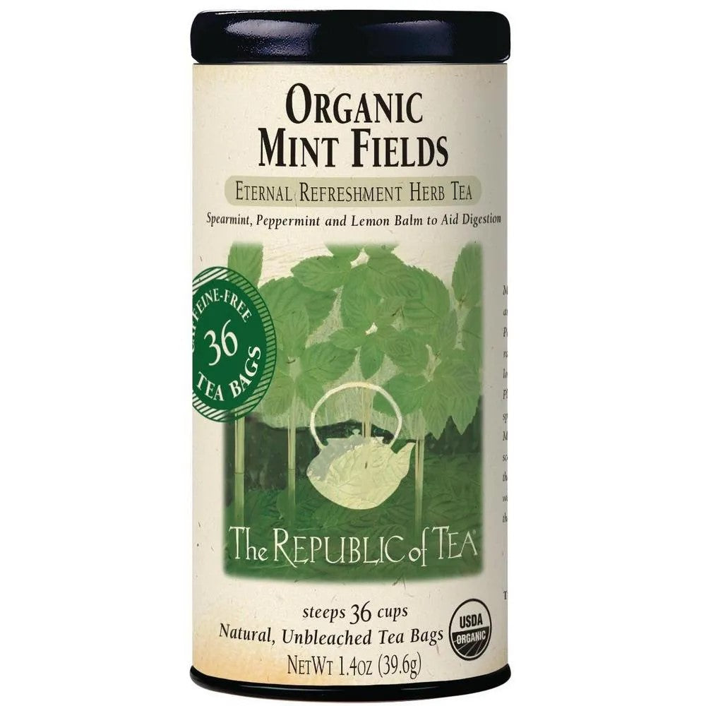 This refreshing blend of spearmint and peppermint from the Pacific Northwest is combined with the bright, crisp flavor of lemon balm, long favored for lifting one's spirits and inspiring the mind. Made from USDA Certified Organic Caffeine-Free Herbs. 36 natural, unbleached tea bags. Caffeine free. Net wt. 1.4 oz.