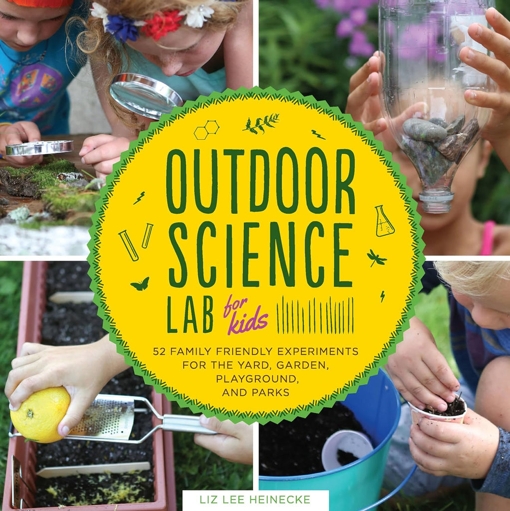 Learn physics, chemistry, and biology in your own backyard! In Outdoor Science Lab for Kids, there are 52 family-friendly labs designed to get you and yours outside in every season. Many of the simple and inexpensive experiments are safe enough for toddlers, yet exciting enough for older kids. Ages 3 - 9.