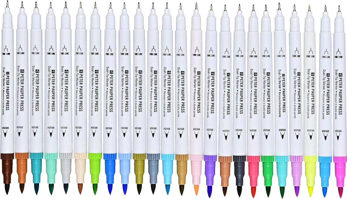 PASTEL DUAL TIP MARKER PEN SET