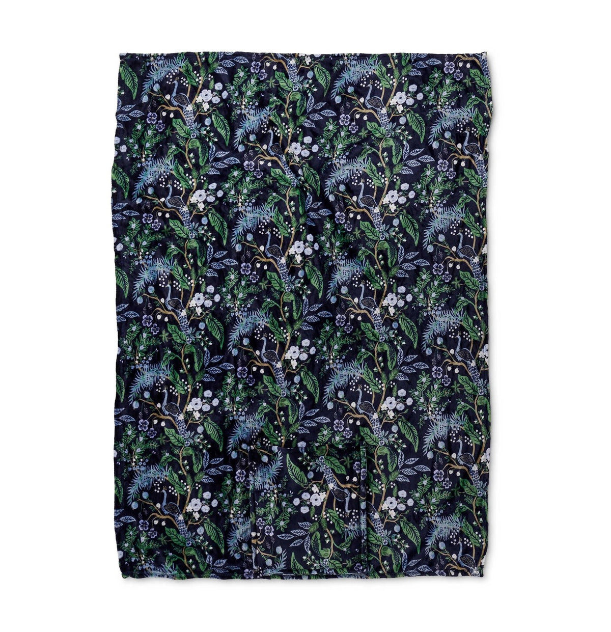 PEACOCK TRAVEL FLEECE BLANKET
