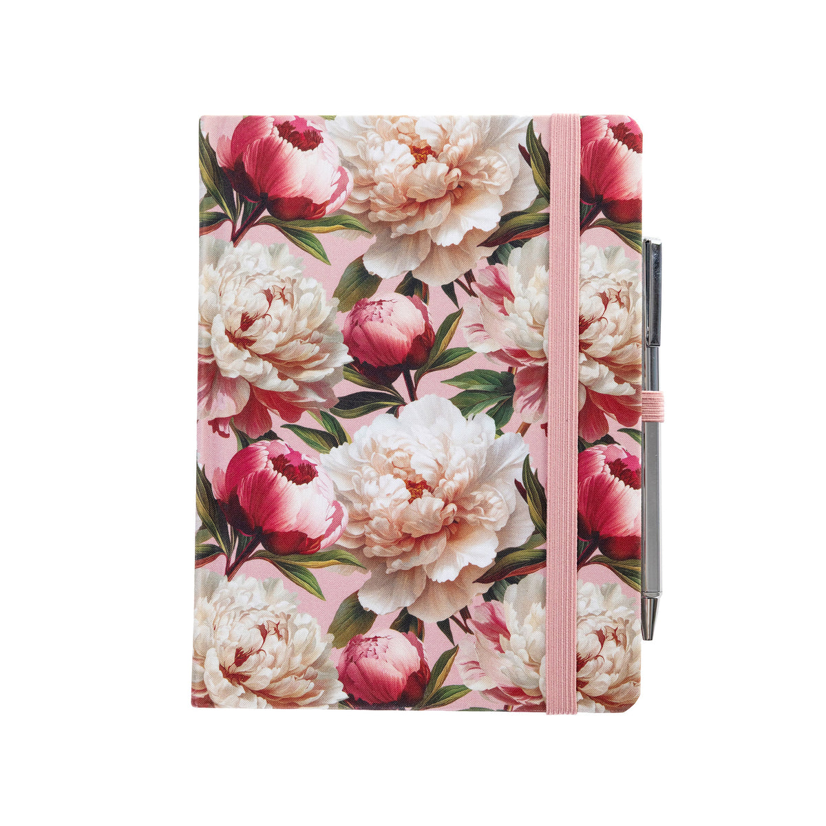 PEONY JOURNAL WITH PEN