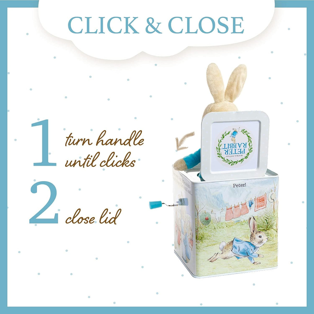 PETER RABBIT JACK IN THE BOX