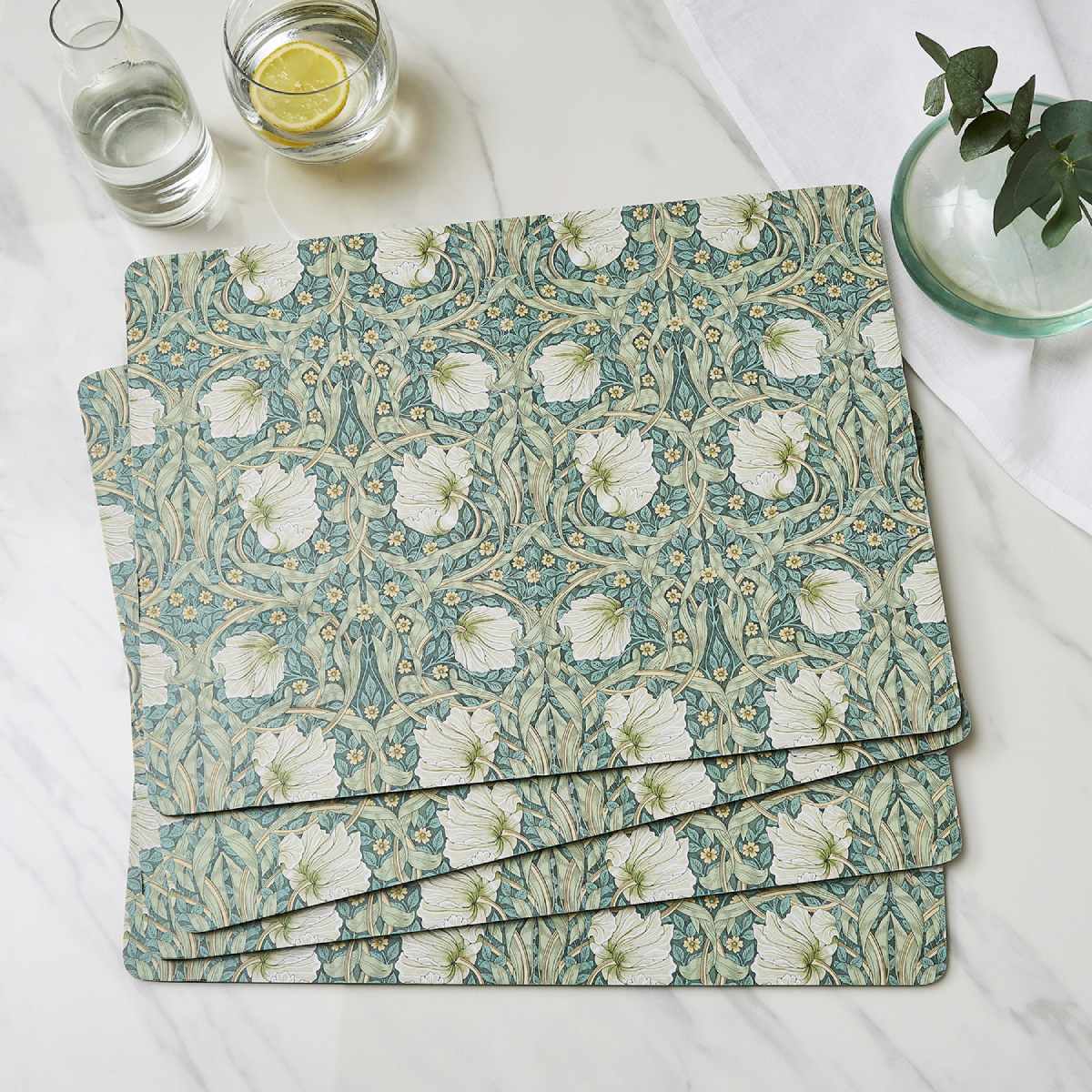 WILLIAM MORRIS PIMPERNEL PLACEMATS - SET OF FOUR