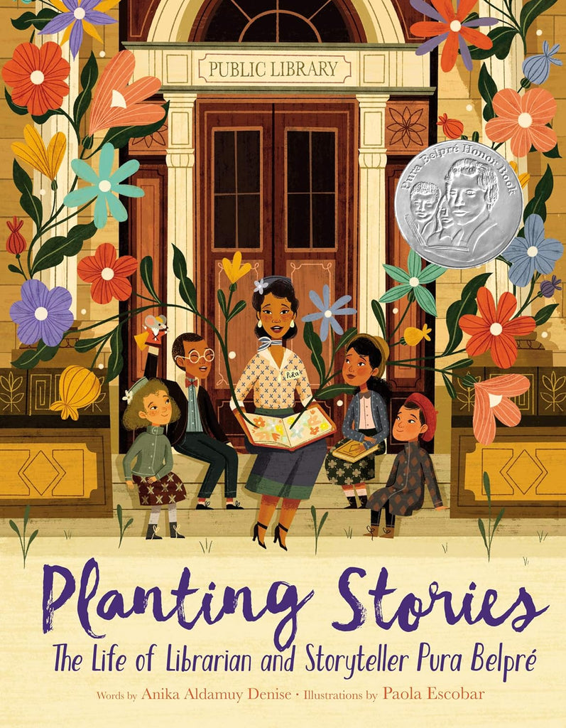 “An appealing tribute and successful remedy to the lack of titles about the groundbreaking librarian...a must-have for all libraries.” —School Library Journal.  An inspiring biography of storyteller, puppeteer, and New York City’s first Puerto Rican librarian, who championed bilingual literature.  Age: 4 - 8 yrs.