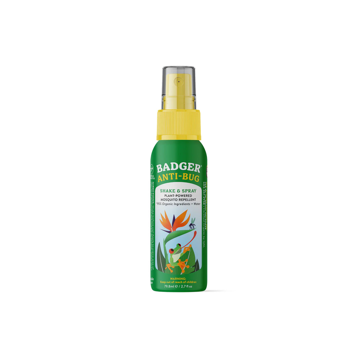 Badger Anti-Bug spray bottle on a white background
