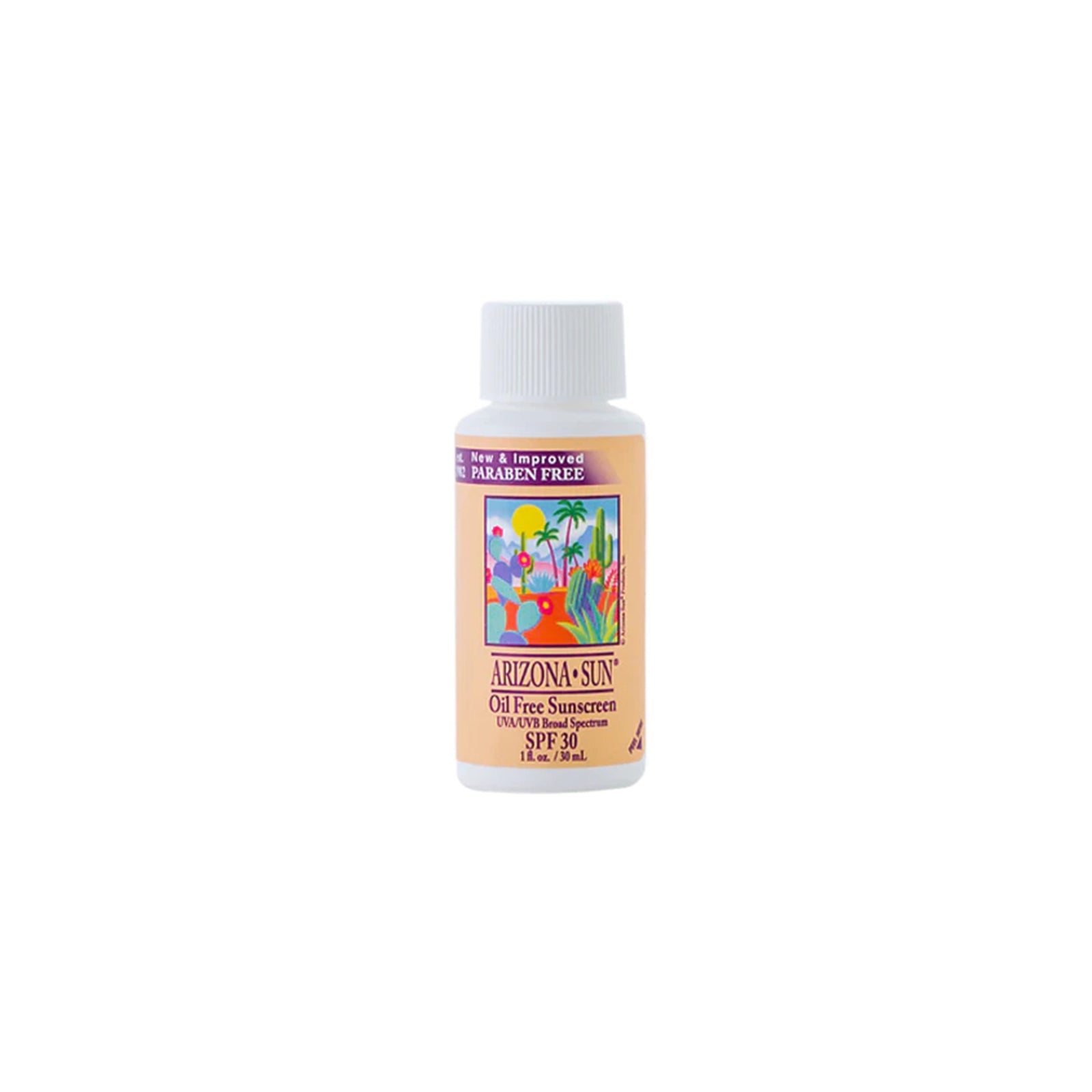 Pocket sized bottle of Arizona Sun brand sunscreen with an SPF of 30