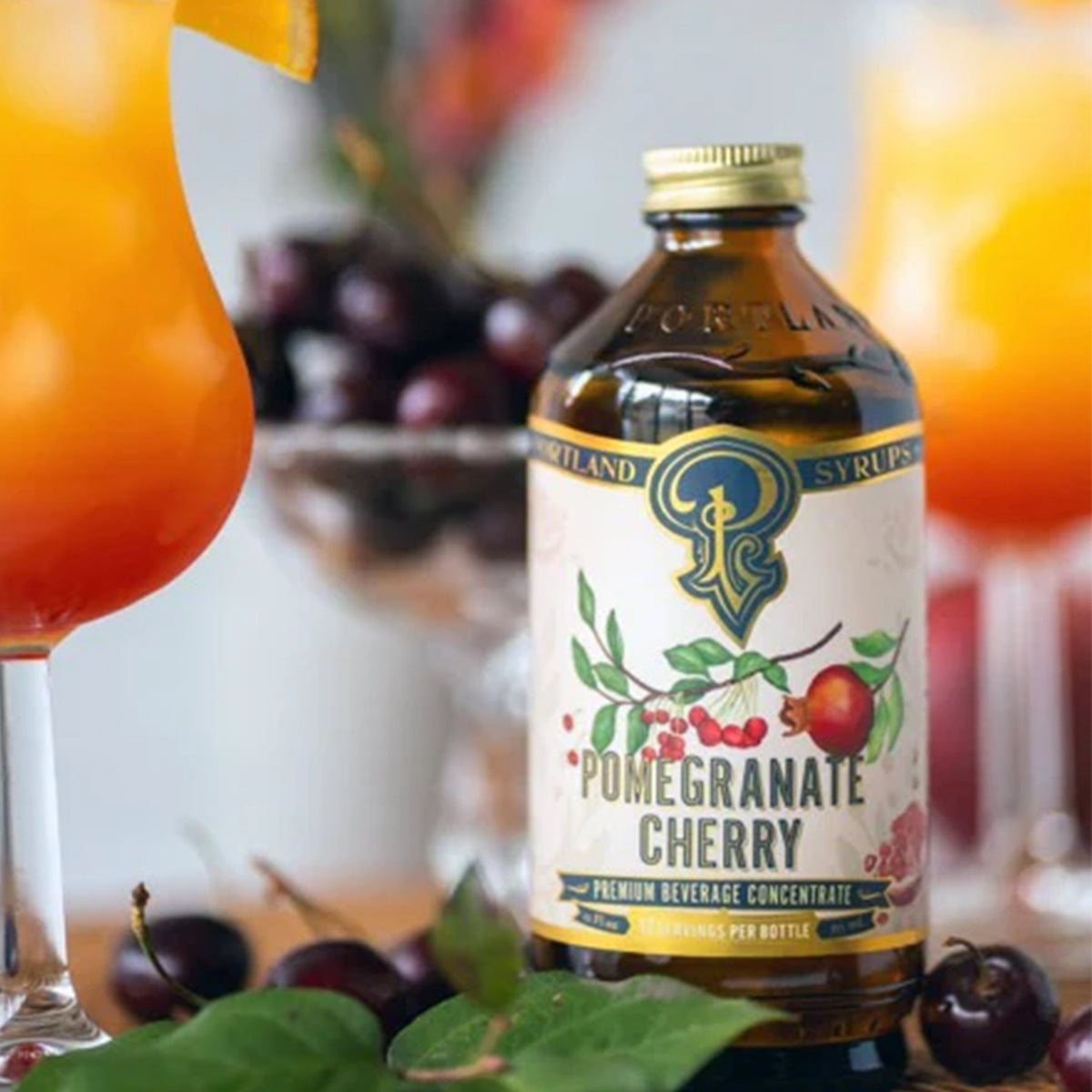 POMEGRANATE CHERRY COCKTAIL/MOCKTAIL SYRUP