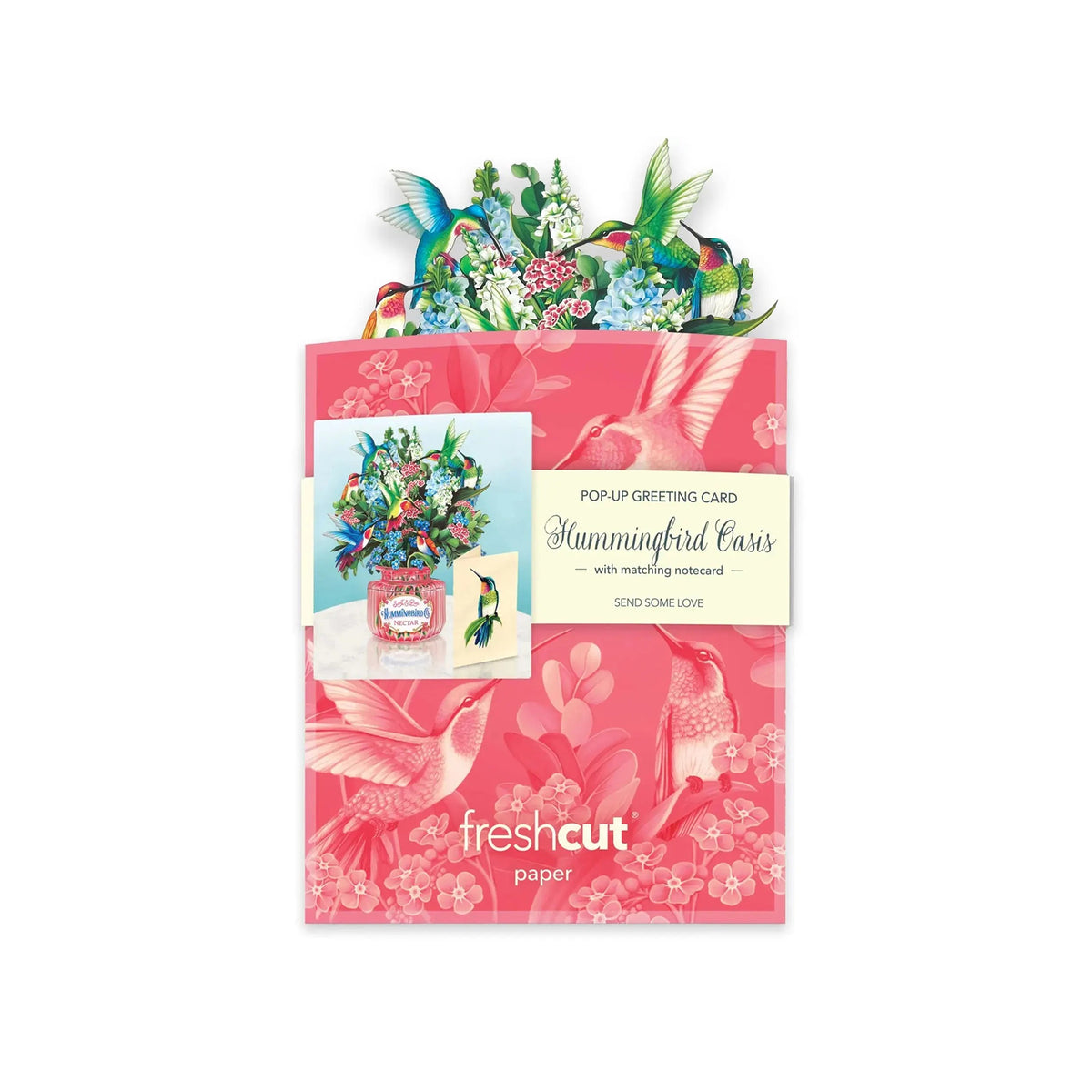 MINI POP-UP BOUQUET - HUMMINGBIRD OASIS