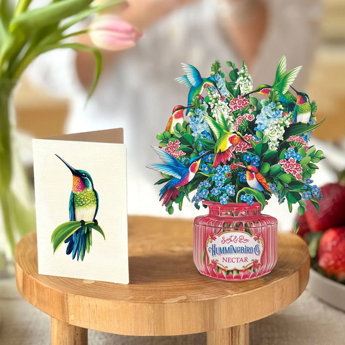 MINI POP-UP BOUQUET - HUMMINGBIRD OASIS